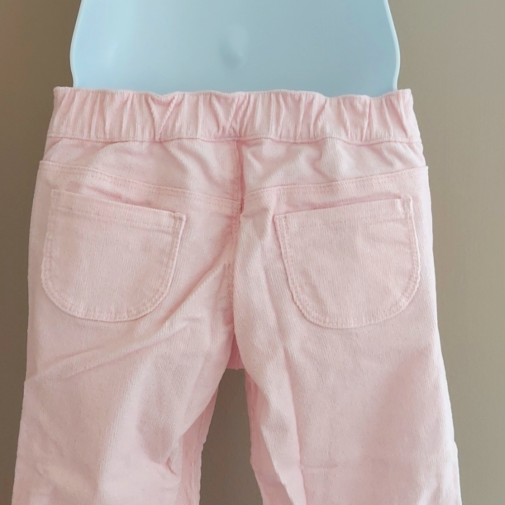 Gymboree pull on style pink sparkly stretchy corduroy pants - 4T - Picture 2 of 6